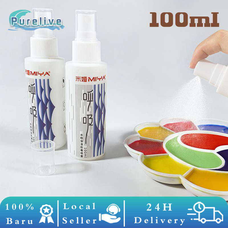 

100ml Bottle Wetting Spray Moisturized Gouache Spray Anti Crack Moisturizing Spray