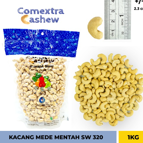 

FYTJ9688 Ready Stok Kacang Mede Mentah Utuh S 320 1 Kg - Cashew Mete Mente
