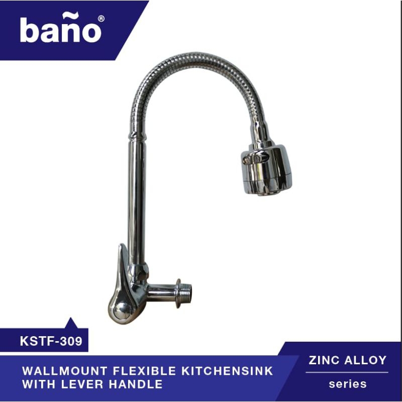Kran Angsa Flexible tembok / Kran cuci piring Flexible Tembok - Bano