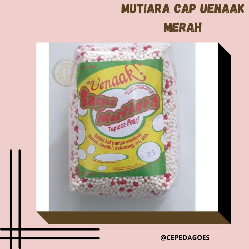 

✦BEST SELLER✦ Sagu Mutiara Merah 500 gram || Bahan kue hiasan kue isian ES CENDOL DAWET // Sagu Mutiara Merah 500 gram DAPAT digunakan juga untuk puding mutiaraa ueanakk