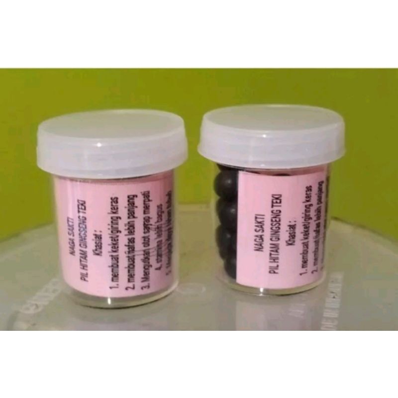 jamu merpati pil hitam gingseng teki