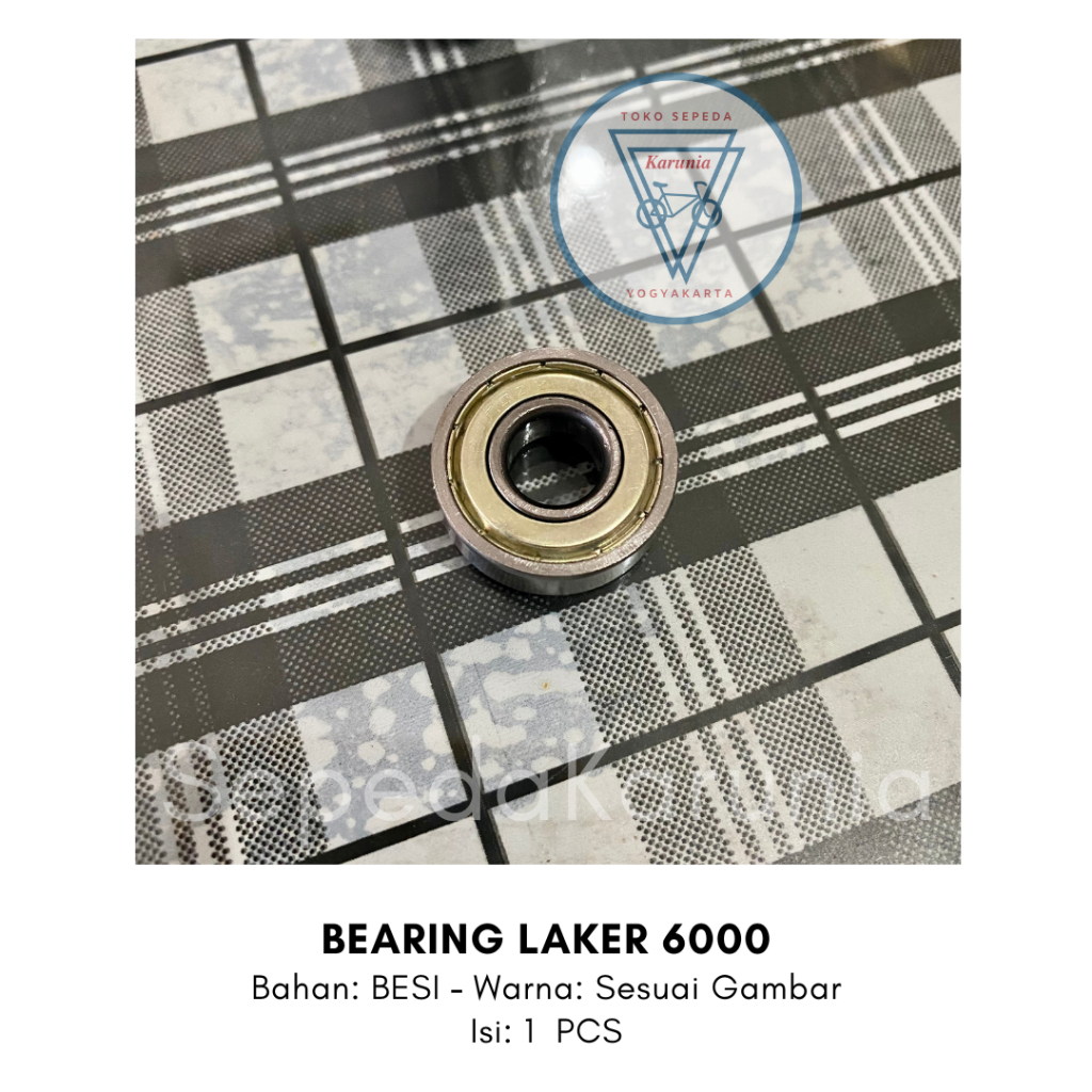 Bearing Laher Klaher Laker 6000 zz Sepeda Untuk Kones Bubut
