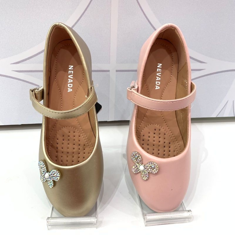 NEVADA sepatu anak flatshoes/sepatu pesta super lucu (size 31-36)