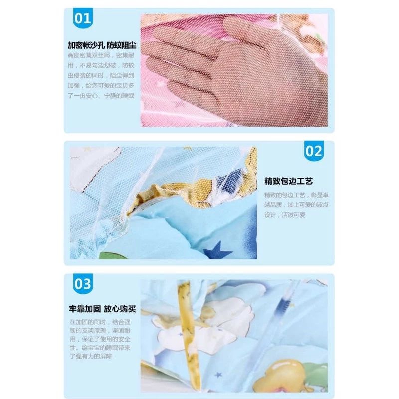 Bergaransi Kasur Lipat Kelambu Bayi / Kasur Kelambu Set