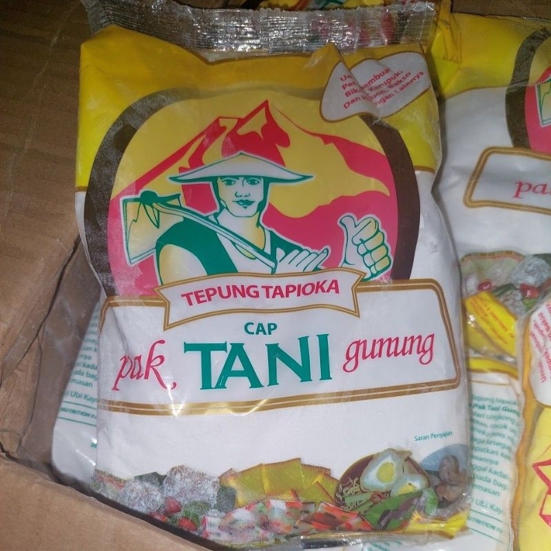 

Tepung Tapioka cap Pak Tani Gunung 500 gr