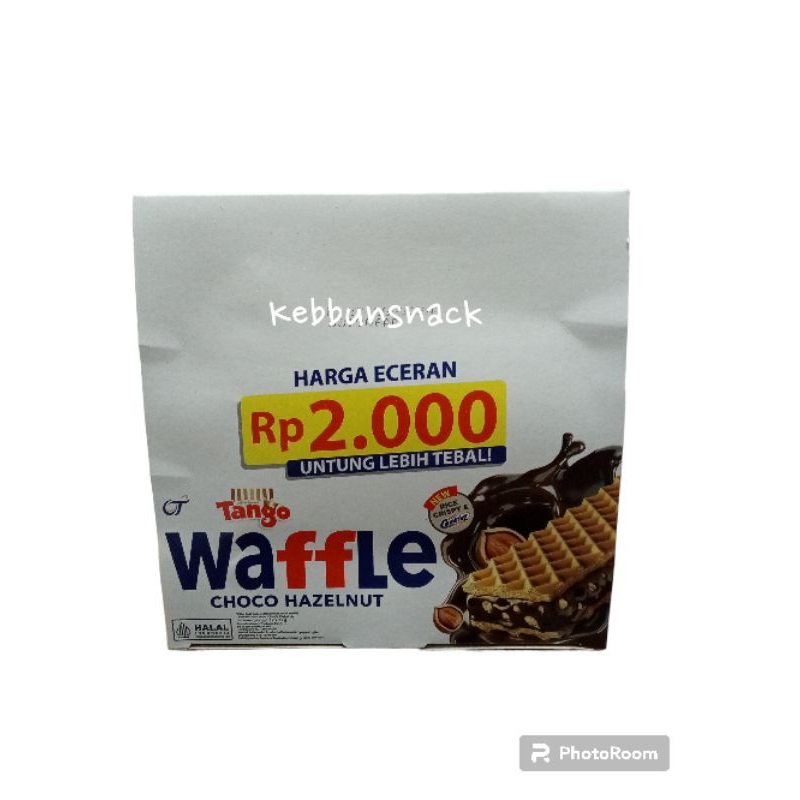 

Waffle choco hazelnut/waffle enak