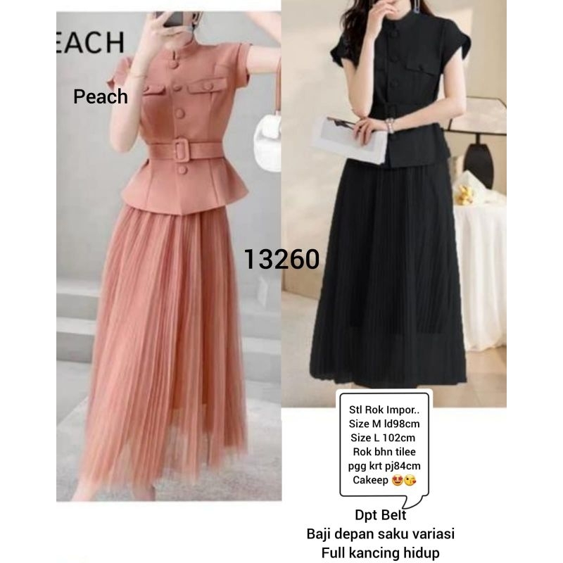 Stelan Rok wanita import 13260