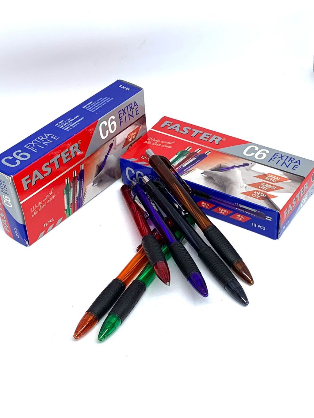 

(12pc) PULPEN FASTER C6 / PEN / BOLPOIN FASTER C6 CETEK / LUSIN