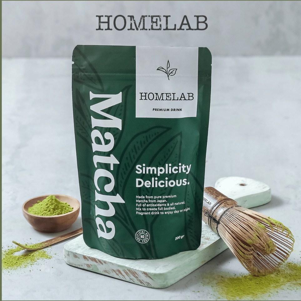 

Laris Homelab Bubuk Minuman Matcha Premium / Greentea Matcha Powder - 200 Gr Terupdate