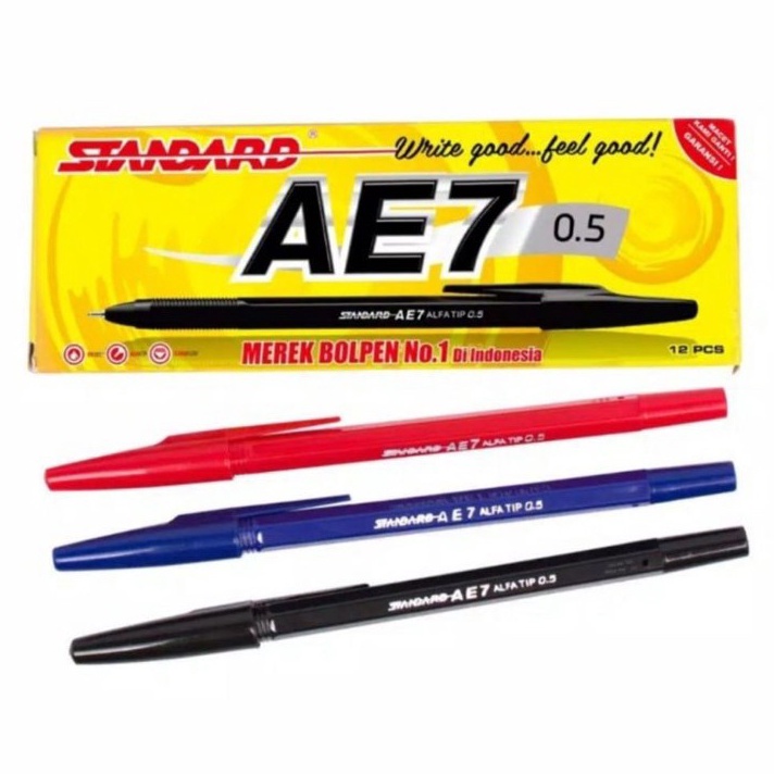 

➾❃❇ Pulpen Standard AE-7 / 0.5mm / (12pcs)