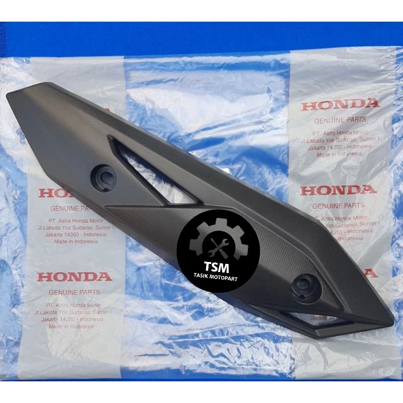 Tutup/tameng bagian kenalpot HONDA Beat fi Esp Beat street thn 2016 sampai 2019
