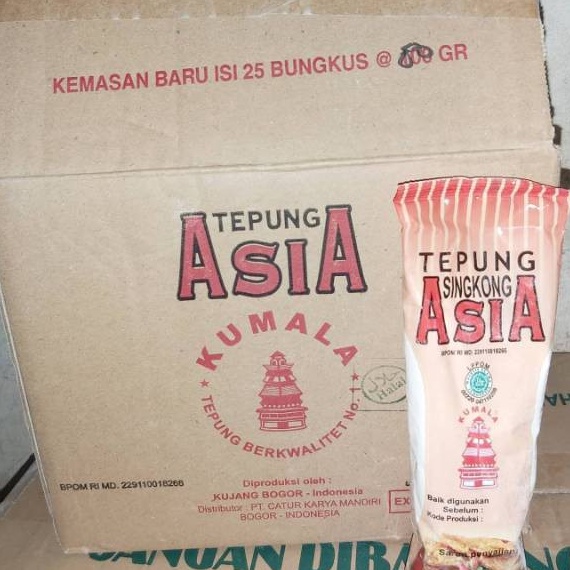 

Ready Tepung Asia Kumala Dus / Tepung Asia Karton 25bks x 80g/ Tepung Asia Dus Promo