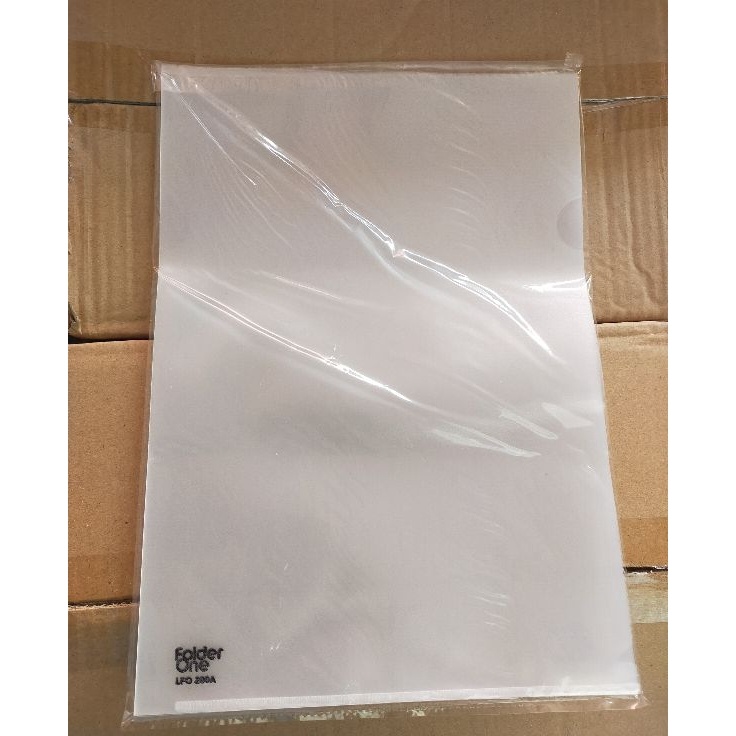 

Terkini Map L A4 CPP Motif Pasir / Map Plastik Bening Folder One (12 pcs)