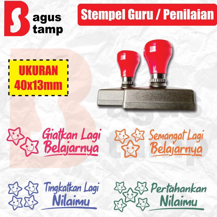 

Stock Banyak Stempel Guru Rewards Penilaian Teacher Stamp SD TK Siswa Paud