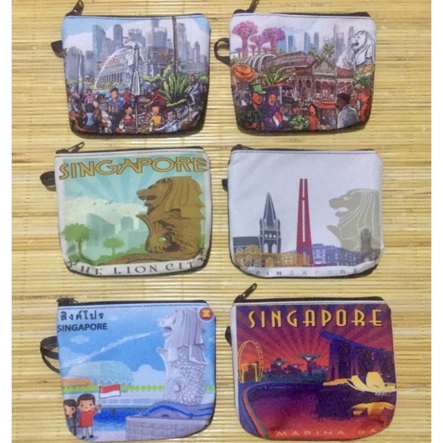 Ready Dompet Oleh Oleh Singapore | Souvenir Dompet Singapore | Oleh Oleh Singapore | Dompet Singapor