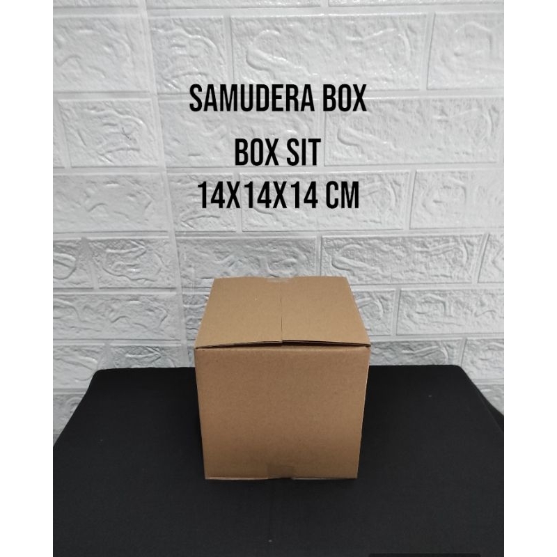 

kardus karton box uk 14x14x14 cm ST Singgle wall polos