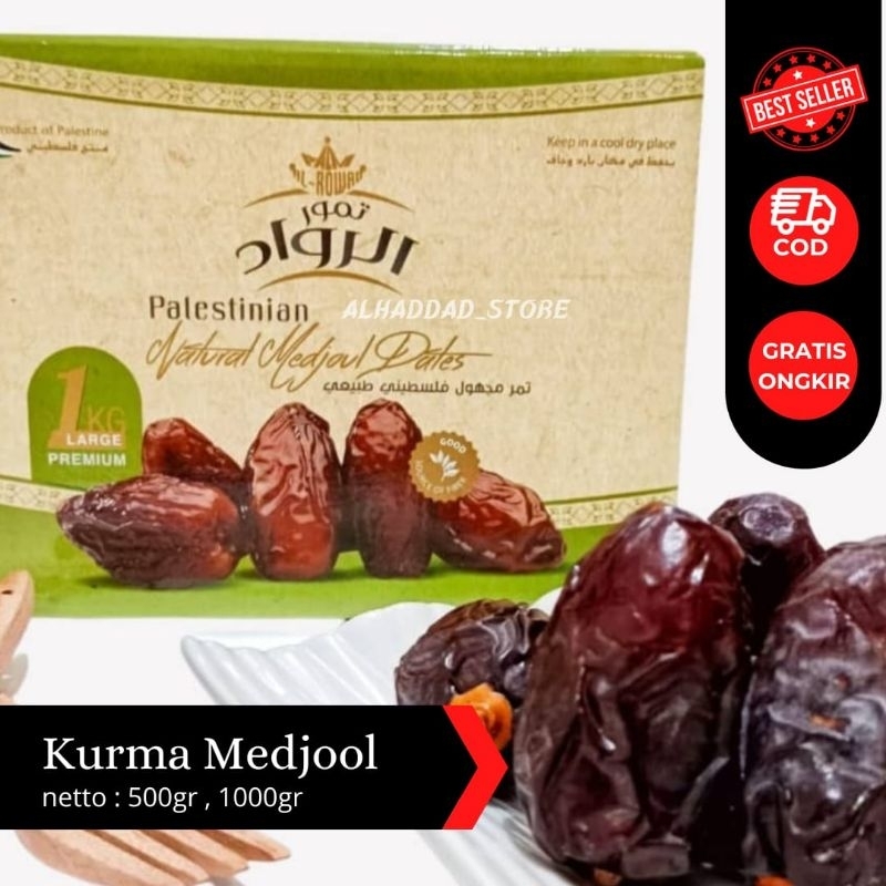 

Kurma Medjool Palestine Large 250gr 500gr 1kg | Fresh Kurma Medjool Lembut enak