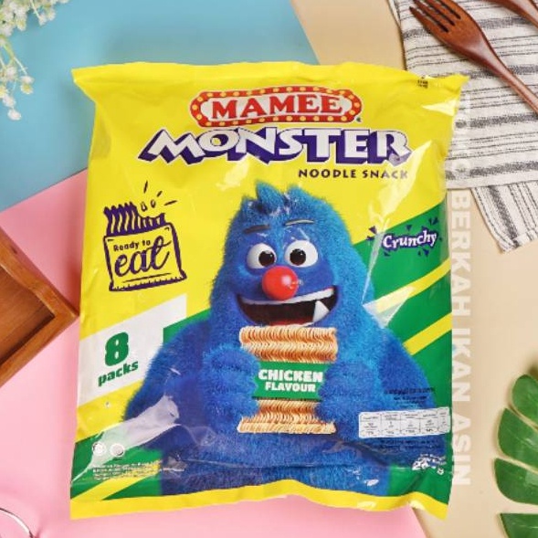 

ZSYQ0220 XG34448 MAMEE Monster 200gr / Mie Monster / Mie Kremes CHICKEN