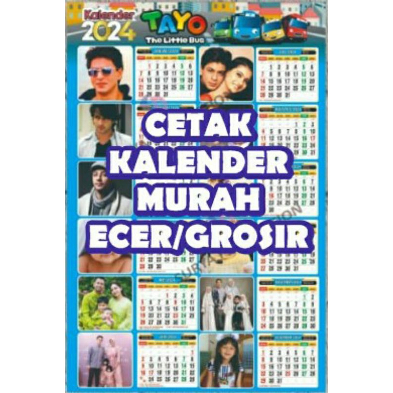 

KALENDER DINDING 12 FOTO FREE DESIGN