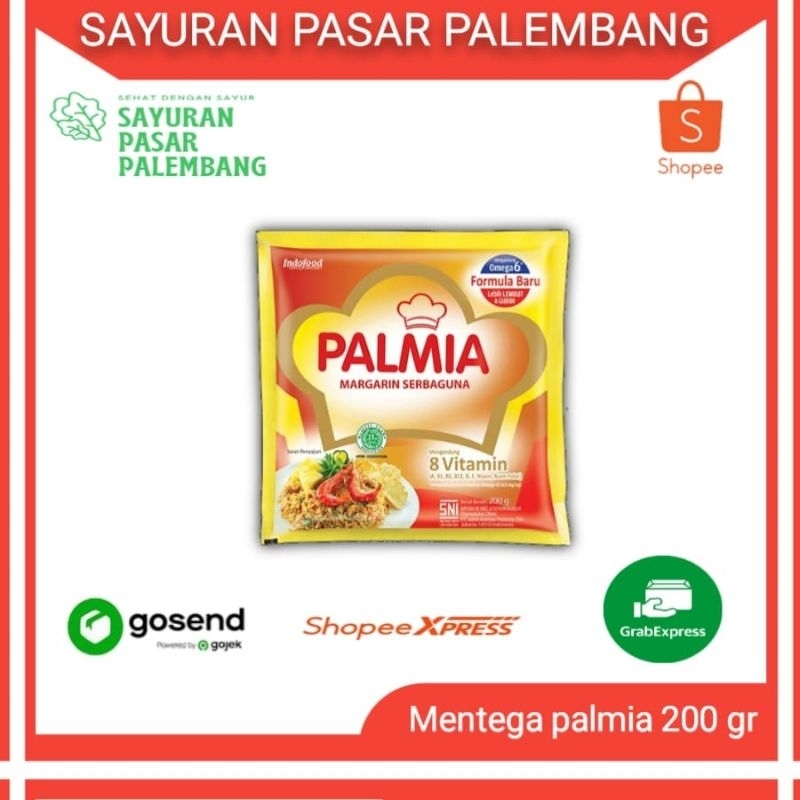 

Mentega Palmia 200 gram - Sayuran Pasar Palembang
