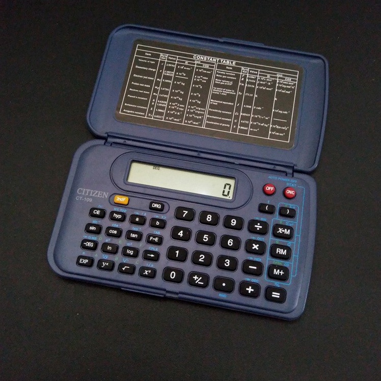 

Readystock Kalkulator Citizen CT 109 Scientific Calculator Rumus