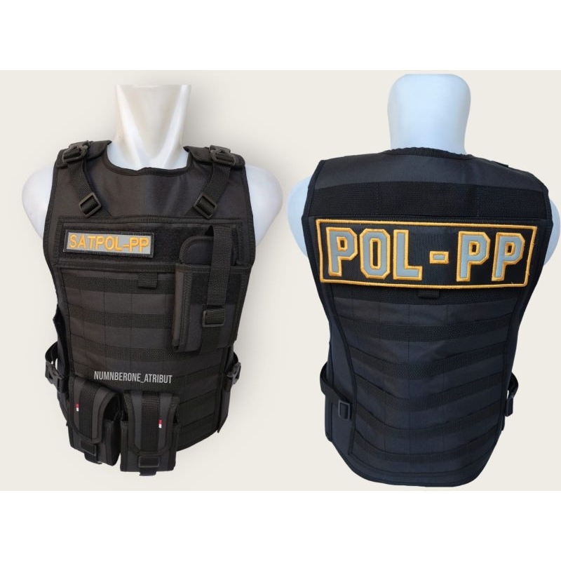 rompi pelindung dada polpp hitam/rompi angin pelindung dada polpp