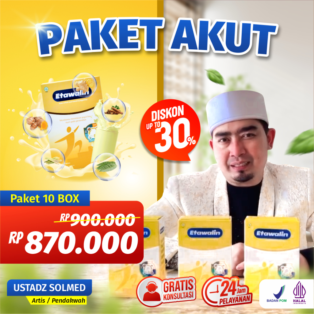 

PAKET 10 BOX SUSU ETAWALIN - Paket Sembuh Susu Sendi Atasi Radang Sendi Nyeri Tulang Cegah Osteoporosis