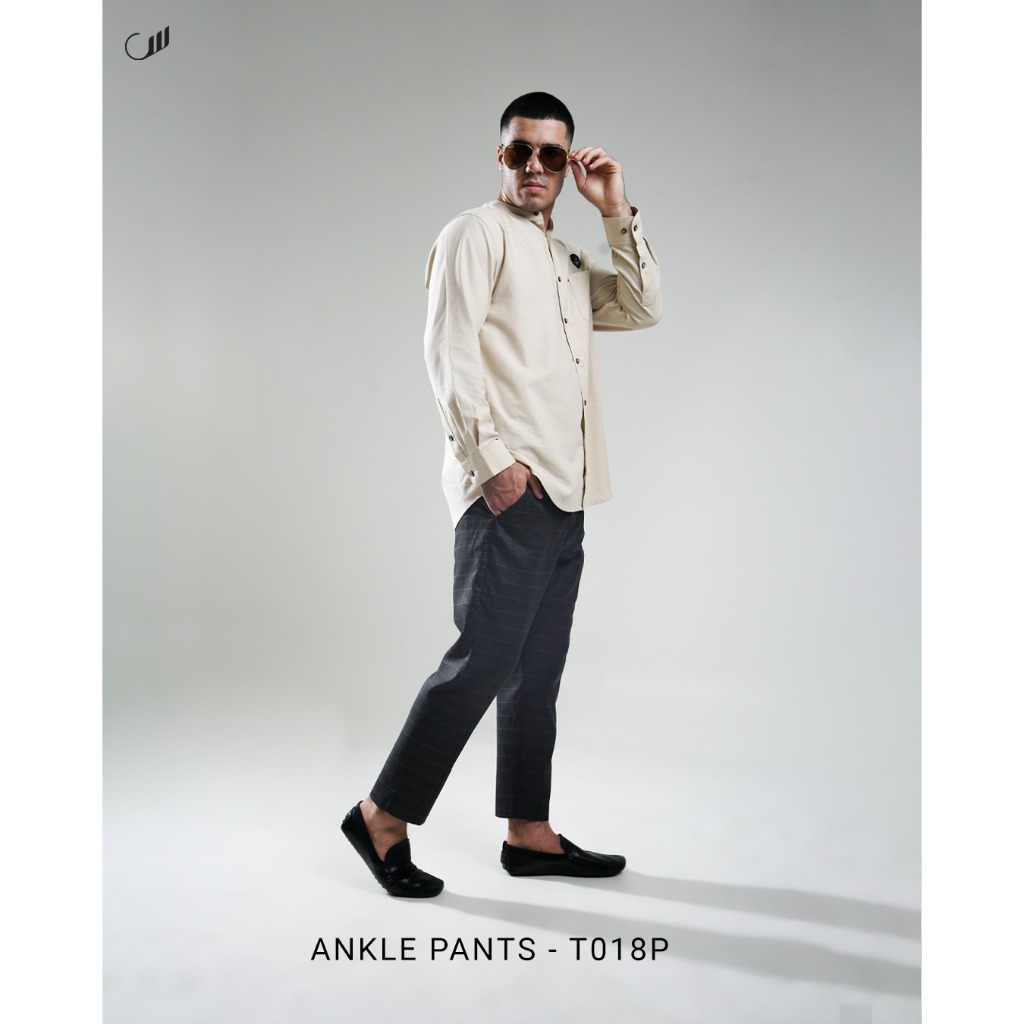 [BISA COD] SIRWAL ANKLE T018P (BLACK) BY SAMASE / SIRWAL KANTOR / CELANA MATA KAKI