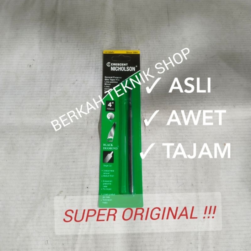 KIKIR GERGAJI KAYU 4" kikir segi tiga besi plat palu meteran