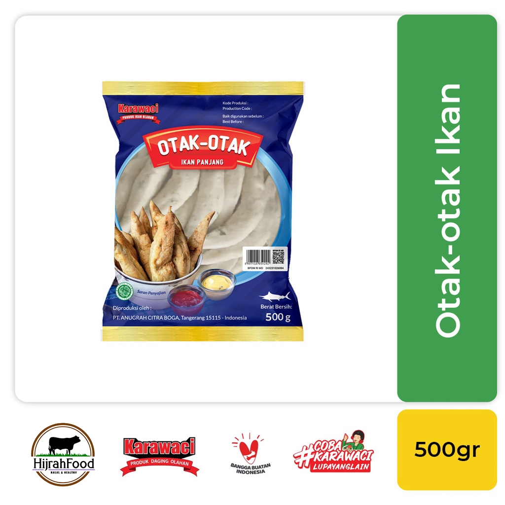 

Karawaci Otak-otak Ikan Panjang 500gr Gurih Higienis