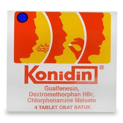 KONIDIN 4 TABLET KONIDIN OBAT BATUK SAKIT KEPALA KONIDIN TABLET