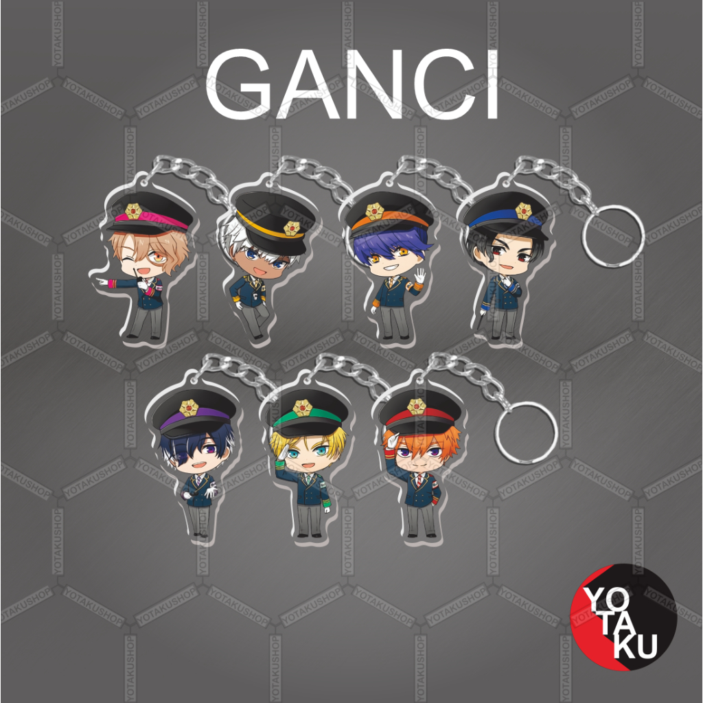 Gantungan Kunci Anime Akrilik Obey Me Seri 4 Mammon Leviathan YOTAKUSHOP