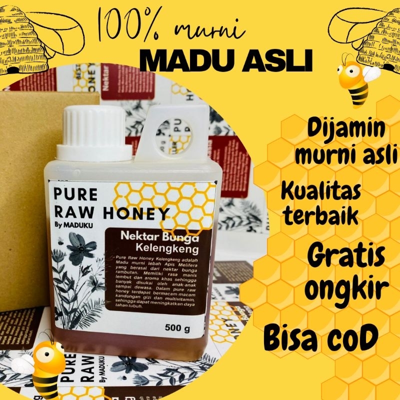 

Madu Asli Murni 100% murni asli tanpa campuran original 500 gram