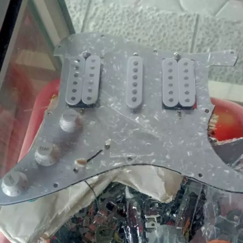 pick up pickup pickguard startocaster HSH set