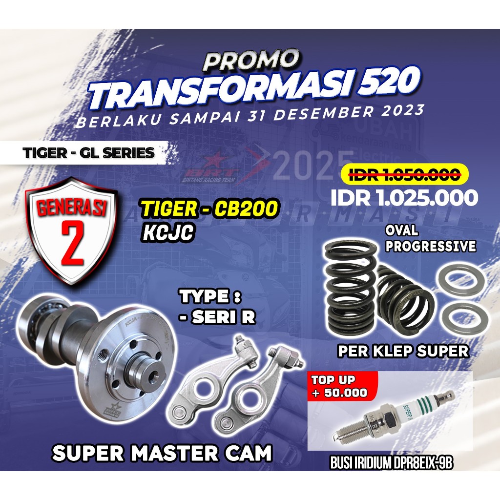 PAKET NOKEN AS TIGER BRT