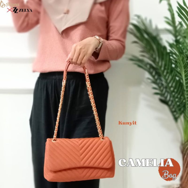 COD✅CAMELIA BAG BY ABYNA X ZELYA TAS SLEMPANG WANITA KEKINIAN/TAS CANTIK/TAS MURAH/TAS BERKWALITAS