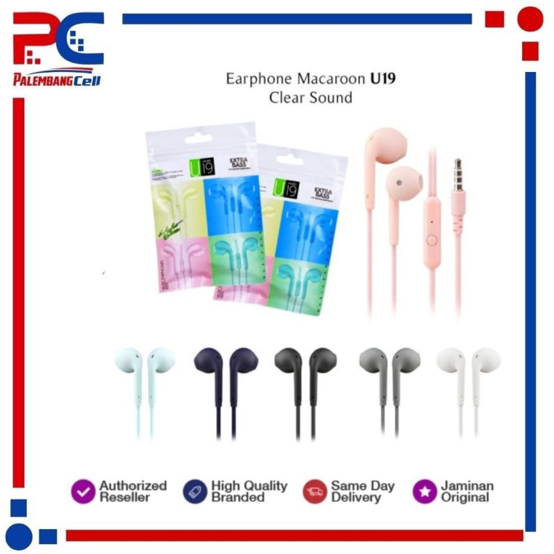 Earphone Macaroon U-19