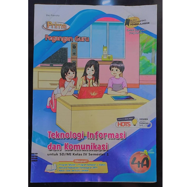 LKS PRIMA KELAS 4 DAN KELAS 6 TEKNOLOGI INFORMASI DAN KOMUNIKASI (TIK) SEMESTER 1 SD/MI