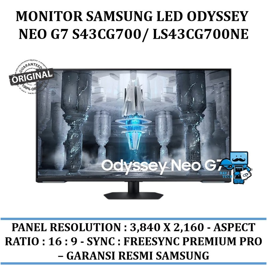 MONITOR SAMSUNG LED ODYSSEY NEO G7 S43CG700/ LS43CG700NE