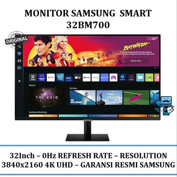 Monitor Samsung | Monitor Ls 32bm700 | 32 Inch Smart Monitor & Streami