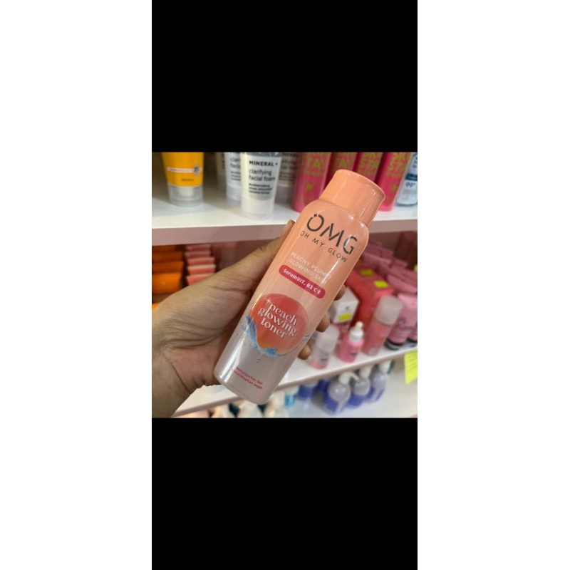 OMG toner glowing peach