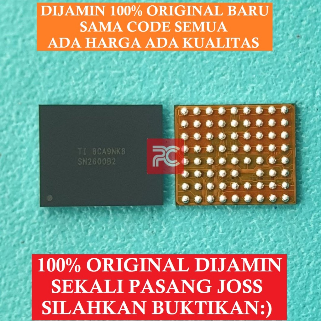 IC CHARGING CAS USB SN2600B2 U3300 IPh XR XS MAX ORIGNAL TESTED