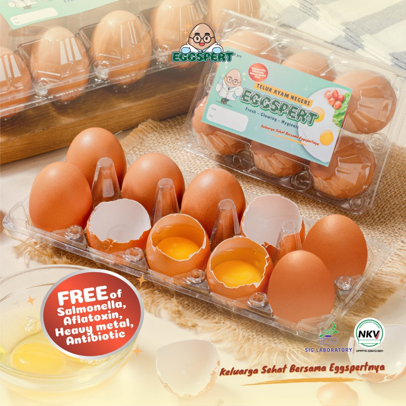 

Eggspert Telur Ayam Negeri Kemasan Isi 10pcs