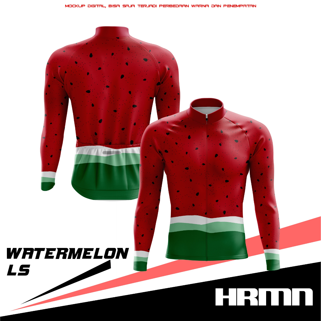 Jersey Road Bike / Jersey Roadbike - HRMN Watermelon LS