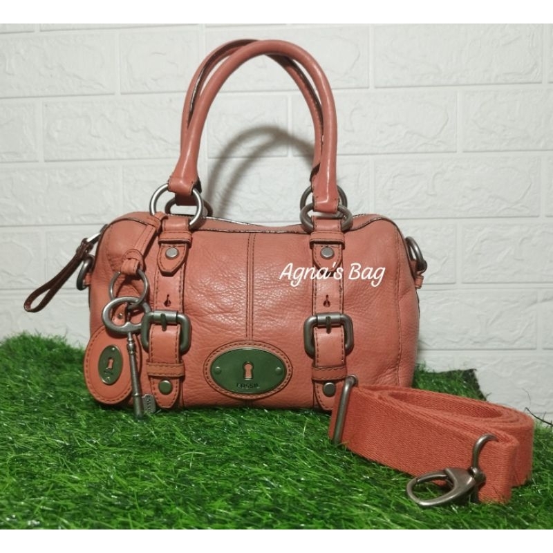 Tas Fossil - Ocil - Speedy Maddox Small Peach Salem - Original Authentic