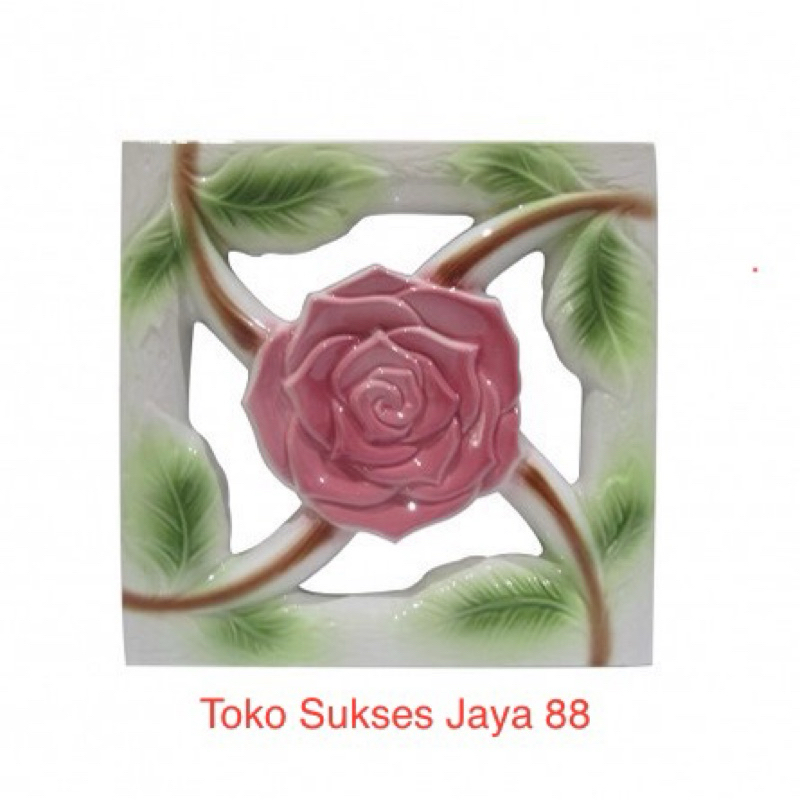 Trisensa Roster / Rooster / Lubang Angin 20x20 Mawar lilac