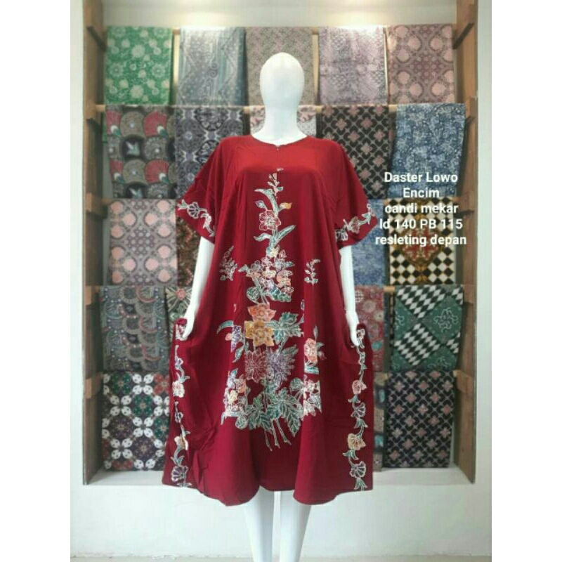 Daster Lowo Encim Batik Cap Kombinasi Batik Tulis Premium