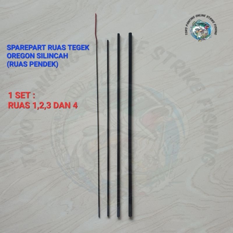 SPAREPART RUAS TEGEK OREGON SILINCAH 1 SET (RUAS 1,2,3,DAN 4)