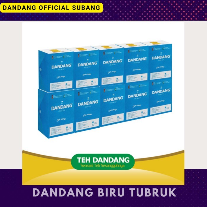 

Teh Dandang Biru 40gr Teh Tubruk 1 Slop isi 10 Box @ 40gram