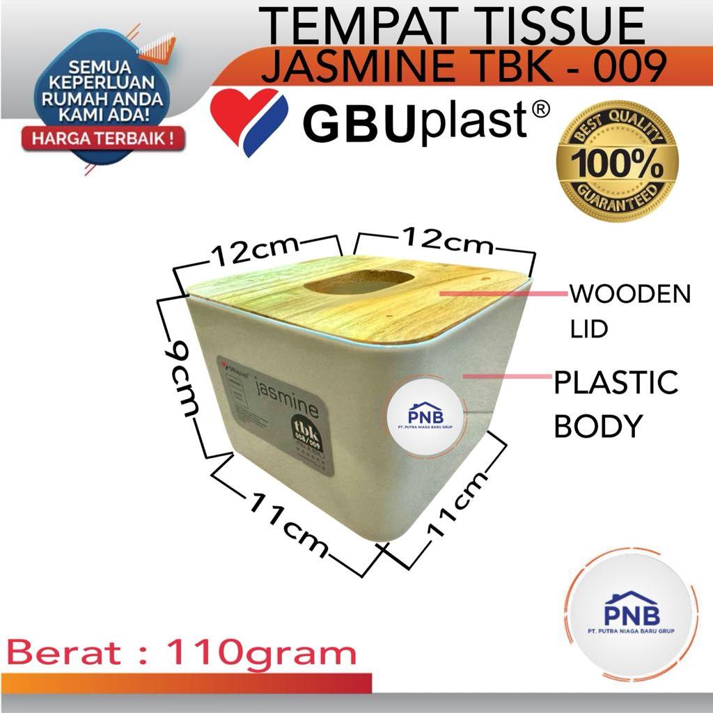 Kotak Tisu Kayu Minimalis Box Tempat Tissue GBU PLAST JASMINE TBK-009